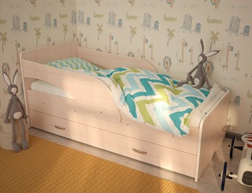 Детская кровать для девочки Максимка, цвет Млечный дуб в Черкесске