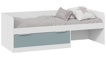 Кровать в детскую Марли Тип 1 (Белый/Серо-голубой) в Черкесске