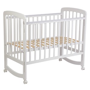Кроватка для новорожденных POLINI Kids Simple 304 Белый в Черкесске