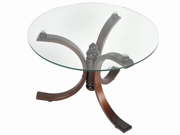 Стеклянный столик Лорд (темно-коричневый) в Черкесске
