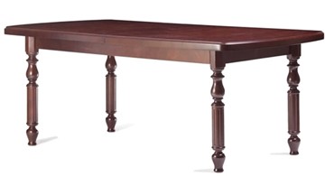 Деревянный стол на кухню 2,5(3,0)х1,1 на четырех ножках, (патина) в Черкесске