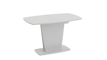 Обеденный раздвижной стол Честер тип 2, цвет Белый/Стекло белый глянец в Черкесске