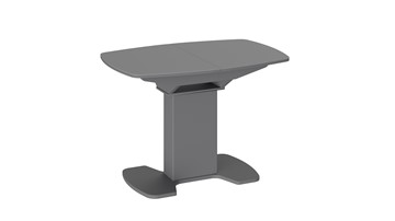 Стеклянный обеденный стол Портофино (СМ(ТД)-105.01.11(1)), цвет Серое/Стекло серое матовое LUX в Черкесске