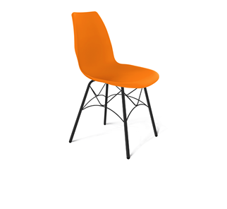 Обеденный стул SHT-ST29/S107 (оранжевый ral2003/черный муар) в Черкесске