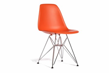 Обеденный стул derstuhl DSL 110 Chrom (оранжевый) в Черкесске