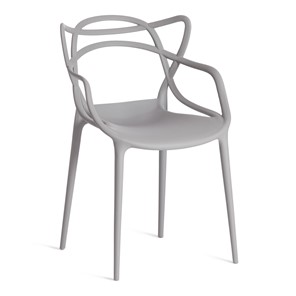Обеденный стул Cat Chair (mod.028) пластик, 54,5*56*84 серый, арт.13276 в Черкесске