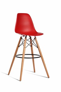 Барный стул DSL 110 Wood bar (красный) в Черкесске