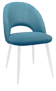 Обеденный стул 217 V16 голубой/белый в Черкесске