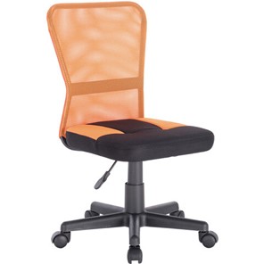 Офисное кресло Brabix Smart MG-313 (без подлокотников, комбинированное, черное/оранжевое) 531844 в Черкесске