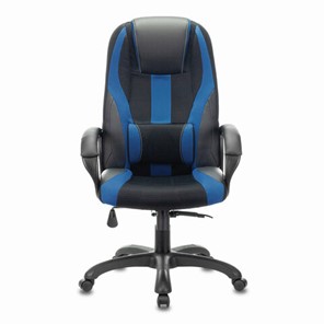 Компьютерное кресло Brabix Premium Rapid GM-102 (экокожа/ткань, черное/синее) 532106 в Черкесске