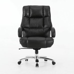 Компьютерное кресло Brabix Premium Bomer HD-007 (рециклированная кожа, хром, черное) 531939 в Черкесске