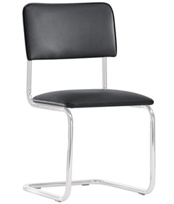 Офисный стул Sylwia chrome P100, кож/зам V4 в Черкесске