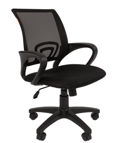 Кресло офисное CHAIRMAN 696 black Сетчатый акрил DW62 черный в Черкесске