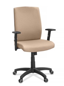 Кресло офисное Alfa A/MK/1D, ткань Bahama / бежевая в Черкесске