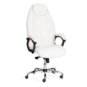 Офисное кресло BOSS Lux, кож/зам, белый, арт.21152 в Черкесске