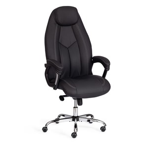 Кресло компьютерное BOSS Lux, кож/зам, черный, арт.21151 в Черкесске