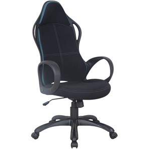 Компьютерное кресло Brabix Premium Force EX-516 (ткань, черное/вставки синие) 531572 в Черкесске