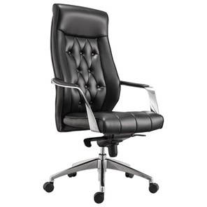 Офисное кресло BRABIX PREMIUM "Sonata EX-754", мультиблок, алюминий, экокожа, черное, 532491 в Черкесске