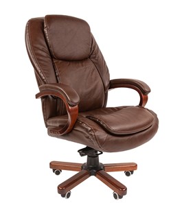 Офисное кресло CHAIRMAN 408, коричневый в Черкесске