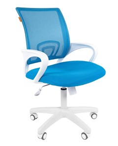 Кресло CHAIRMAN 696 white, tw12-tw04 голубой в Черкесске