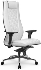 Кресло офисное МЕТТА L 1m 50M/2D Infinity Easy Clean мультиблок, нижняя часть 17839 белый в Черкесске