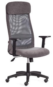 Компьютерное кресло PROFIT PLT флок/ткань, серый, 29/W-12, арт.20537 в Черкесске