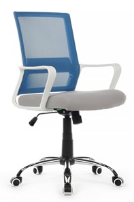 Компьютерное кресло Riva RCH 1029MW, серый/синий в Черкесске