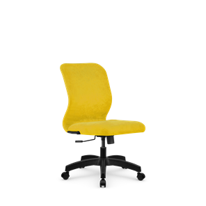 Кресло компьютерное SU-Mr-4/подл.000/осн.001 желтый в Черкесске