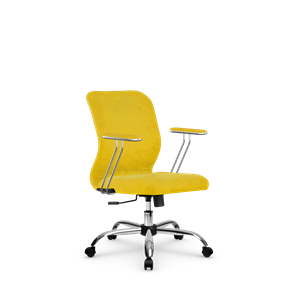 Офисное кресло SU-Mr-4/подл.078/осн.003 желтый в Черкесске
