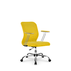 Кресло SU-Mr-4/подл.078/осн.006 желтый в Черкесске
