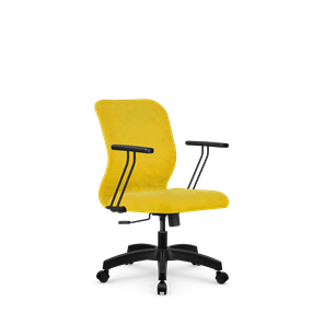 Кресло компьютерное SU-Mr-4/подл.109/осн.001 желтый в Черкесске