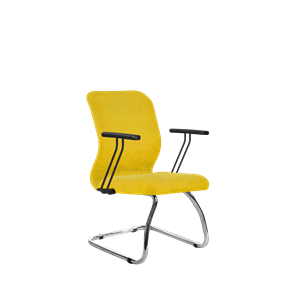 Кресло компьютерное SU-Mr-4/подл.109/осн.007 желтый в Черкесске