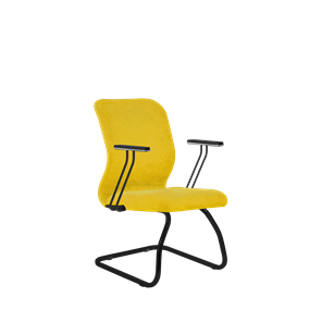 Кресло компьютерное SU-Mr-4/подл.110/осн.008 желтый в Черкесске