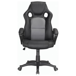 Офисное кресло Brabix Rider Plus EX-544 КОМФОРТ (экокожа, черное/серое) 531582 в Черкесске
