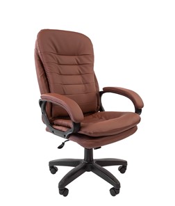 Кресло CHAIRMAN 795 LT, экокожа, цвет коричневый в Черкесске