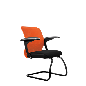 Офисный стул SU-M-4/подл.160/осн.008, Оранжевый/Черный в Черкесске