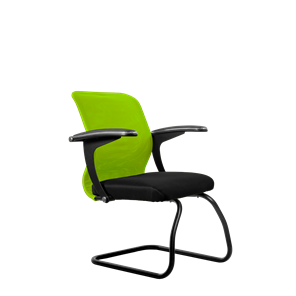 Офисный стул SU-M-4/подл.160/осн.008, Зеленый/Черный в Черкесске