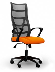 Кресло ДамОфис 5600, оранж/черное в Черкесске