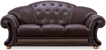 Раскладной диван Versace (3-х местный) коричневый 37 (VERSUS) в Черкесске