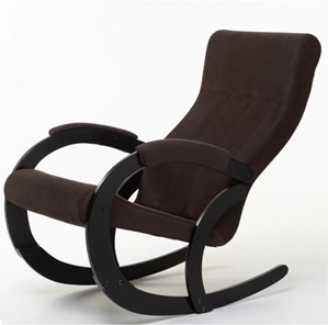 Кресло-качалка в гостиную Корсика, ткань Amigo Coffee 34-Т-AC в Черкесске