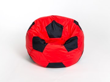 Кресло-мешок Мяч большой, красно-черный в Черкесске