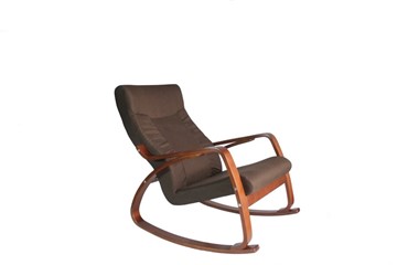 Кресло-качалка Женева, ткань шоколад в Черкесске