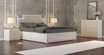 Спальная кровать СВ-Стиль Сфера 140*200 с основанием в Черкесске