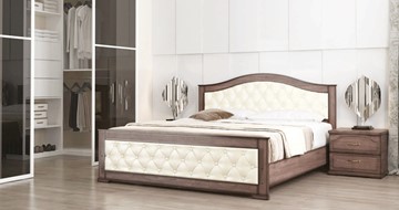 Кровать 2-спальная СВ-Стиль Стиль 3, 160х200, кожзам, с основанием в Черкесске
