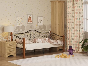 Кровать в детскую Гарда 7, 90х200, черная в Черкесске