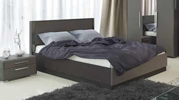 Кровать с подъемным механизмом Наоми 1600, цвет Фон серый, Джут СМ-208.01.02 в Черкесске