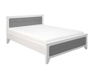 2-спальная кровать Боринское Соня 1400, Белый/Серый в Черкесске