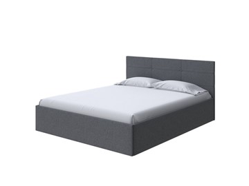 Кровать спальная Vector Plus 160х200, Рогожка (Savana Grey (серый)) в Черкесске