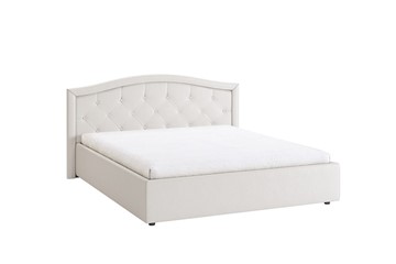 Спальная кровать Верона 1,6 белый (экокожа) в Черкесске