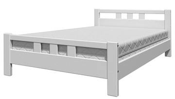 Кровать полутороспальная Вероника-2 (Белый Античный) 140х200 в Черкесске